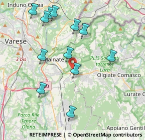 Mappa Via Verri, 21046 Malnate VA, Italia (4.215)