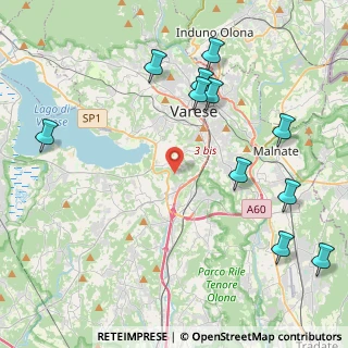 Mappa Via alle Cascine, 21100 Varese VA, Italia (5.1)