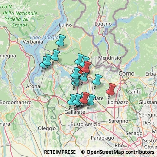 Mappa Via alle Cascine, 21100 Varese VA, Italia (10.228)