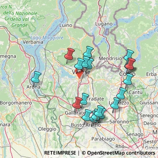 Mappa Via alle Cascine, 21100 Varese VA, Italia (16.0695)