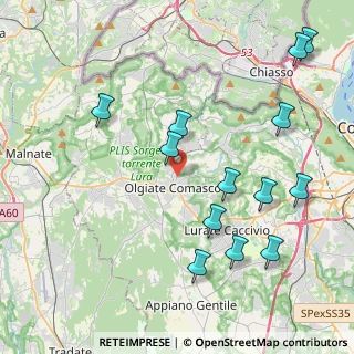 Mappa Via Primo Maggio, 22077 Olgiate Comasco CO, Italia (4.65923)