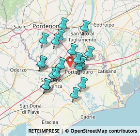 Mappa Via Pramorin, 30026 Portogruaro VE, Italia (10.372)