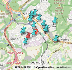 Mappa Via Milano, 21046 Malnate VA, Italia (0.729)