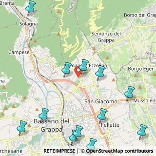 Mappa Via Firenze, 36060 Romano D'ezzelino VI, Italia (2.99917)