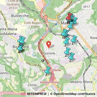 Mappa Via Friuli, 21046 Malnate VA, Italia (1.2015)