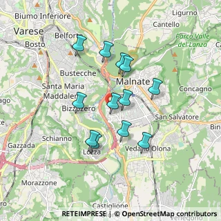 Mappa Via Friuli, 21046 Malnate VA, Italia (1.47417)