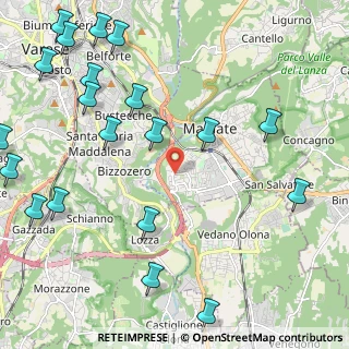 Mappa Via Friuli, 21046 Malnate VA, Italia (2.9855)