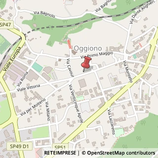 Mappa Piazza Sironi, 2, 23848 Oggiono, Lecco (Lombardia)