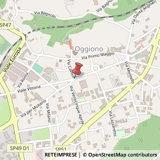 Mappa Via Marco d'Oggiono,  2, 23848 Oggiono, Lecco (Lombardia)