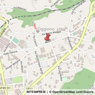 Mappa Via Marco D'Oggiono, 12, 23848 Casatenovo, Lecco (Lombardia)