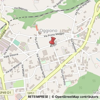 Mappa Via Marco D'Oggiono, 3/2, 23848 Oggiono, Lecco (Lombardia)