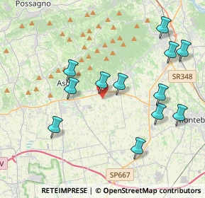 Mappa Via Raffaello Sanzio, 31010 Maser TV, Italia (4.15333)