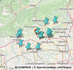 Mappa Via Raffaello Sanzio, 31010 Maser TV, Italia (11.23538)