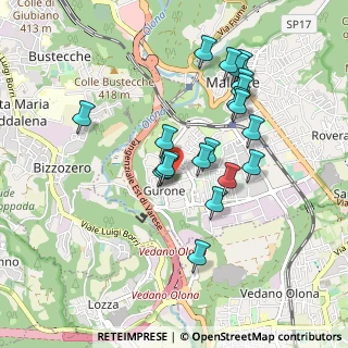 Mappa Via Alfredo di Dio, 21046 Malnate VA, Italia (0.8385)