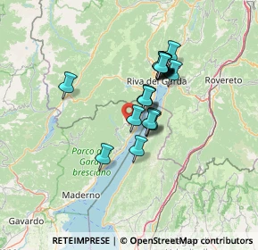 Mappa Via Fucine, 25010 Tremosine sul Garda BS, Italia (9.96)