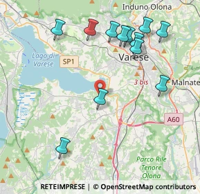 Mappa SP 36, 21022 Azzate VA, Italia (4.4475)