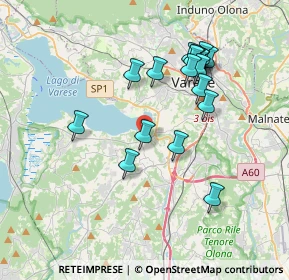 Mappa Strada Provinciale, 21022 Azzate VA, Italia (3.53611)