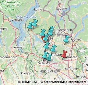 Mappa Strada Provinciale, 21022 Azzate VA, Italia (9.74167)