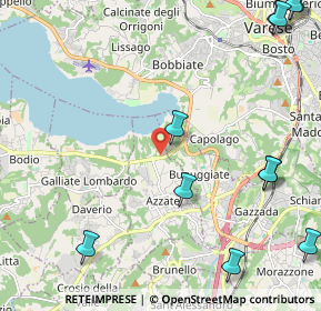 Mappa SP 36, 21022 Azzate VA, Italia (3.23917)