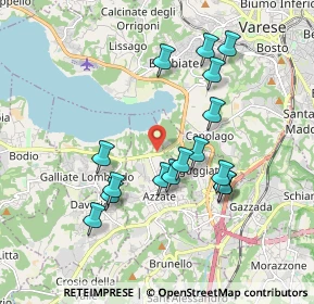 Mappa Strada Provinciale, 21022 Azzate VA, Italia (1.7375)