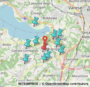 Mappa SP 36, 21022 Azzate VA, Italia (1.39455)