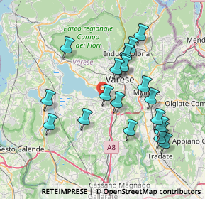 Mappa SP 36, 21022 Azzate VA, Italia (7.2205)