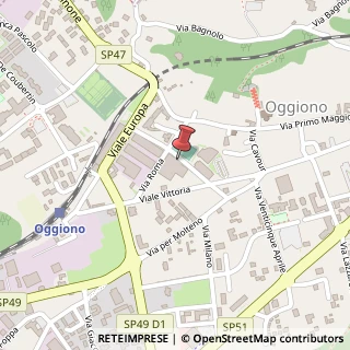 Mappa Via Guglielmo Marconi, 7, 23848 Oggiono, Lecco (Lombardia)