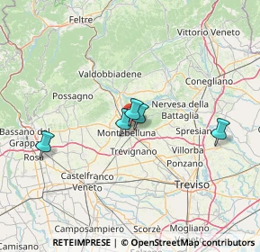Mappa Via Stradone del Bosco, 31044 Montebelluna TV, Italia (31.28818)