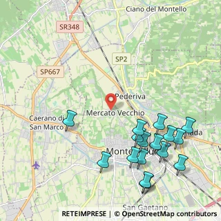 Mappa Via Capo di Monte, 31044 Montebelluna TV, Italia (2.55188)