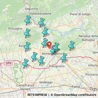 Mappa Via Capo di Monte, 31044 Montebelluna TV, Italia (6.38)
