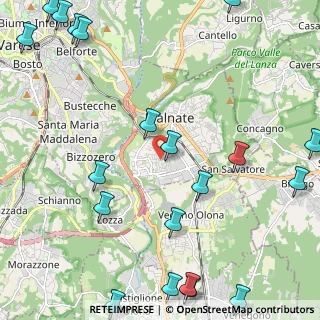 Mappa Via Palermo, 21046 Malnate VA, Italia (3.238)