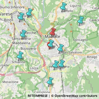 Mappa Via Palermo, 21046 Malnate VA, Italia (2.30917)