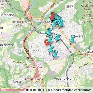 Mappa Via Palermo, 21046 Malnate VA, Italia (0.8785)