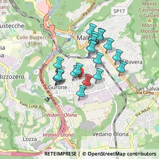 Mappa Via Palermo, 21046 Malnate VA, Italia (0.711)