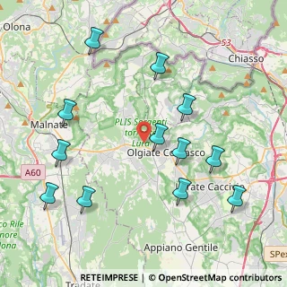 Mappa Via Scaletta, 22077 Olgiate Comasco CO, Italia (4.49833)