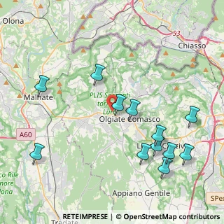 Mappa Via Scaletta, 22077 Olgiate Comasco CO, Italia (4.6375)
