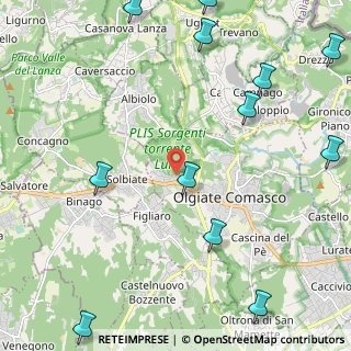 Mappa Via Scaletta, 22077 Olgiate Comasco CO, Italia (3.1025)