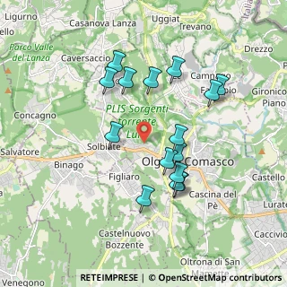 Mappa Via Scaletta, 22077 Olgiate Comasco CO, Italia (1.68733)