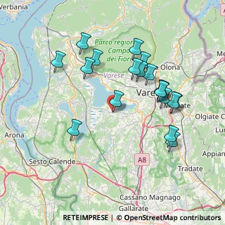 Mappa Via Piave, 21020 Bodio Lomnago VA, Italia (7.47053)