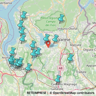 Mappa Via Piave, 21020 Bodio Lomnago VA, Italia (10.384)