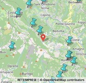 Mappa Strada Provinciale, 24030 Bedulita BG, Italia (3.498)