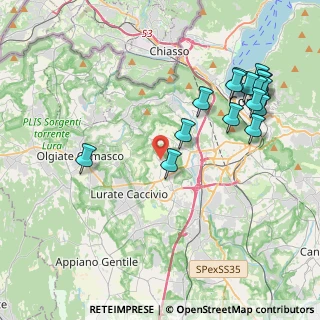 Mappa 22077 Como CO, Italia (4.61063)