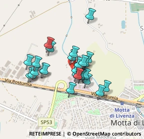 Mappa Via Campagnole, 31045 Motta di Livenza TV, Italia (0.32222)
