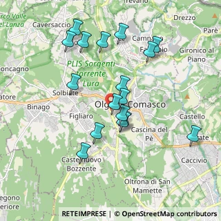 Mappa Via Lomazzo, 22077 Olgiate Comasco CO, Italia (1.80059)
