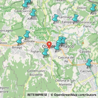 Mappa Via Lomazzo, 22077 Olgiate Comasco CO, Italia (2.70143)