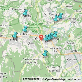 Mappa Via Lomazzo, 22077 Olgiate Comasco CO, Italia (1.91273)