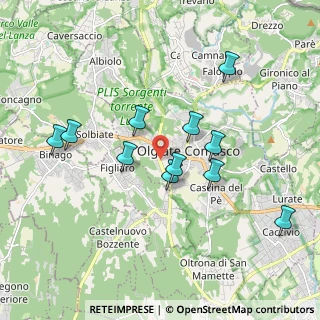 Mappa Via Lomazzo, 22077 Olgiate Comasco CO, Italia (1.74091)