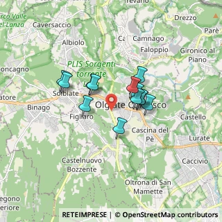 Mappa Via Lomazzo, 22077 Olgiate Comasco CO, Italia (1.19846)