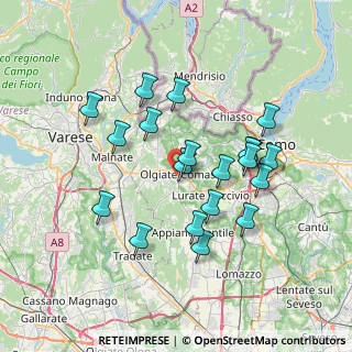 Mappa Via Lomazzo, 22077 Olgiate Comasco CO, Italia (6.667)