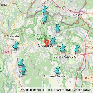 Mappa Via Lomazzo, 22077 Olgiate Comasco CO, Italia (4.92091)
